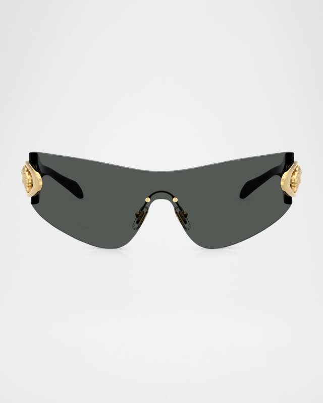VE2280 Wrap Around Metal Sunglasses
